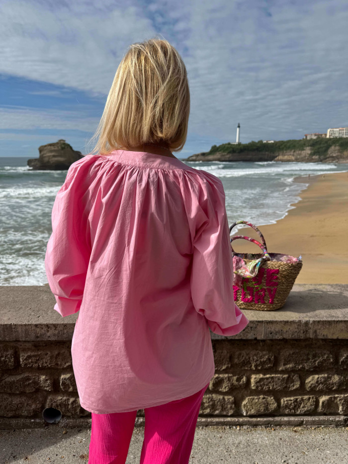 Blouse bohème brodée