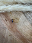 Bague ornée d'un cristal de Swarovski® bleu