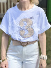 T-shirt blanc imprimé 3