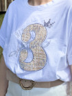 T-shirt blanc imprimé 3