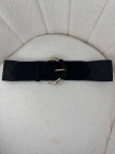 Ceinture boucle large noire