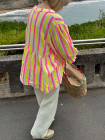 pantalon gaze de coton jaune