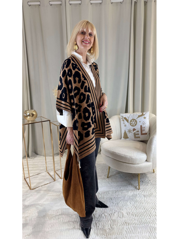 Manteau cape poncho