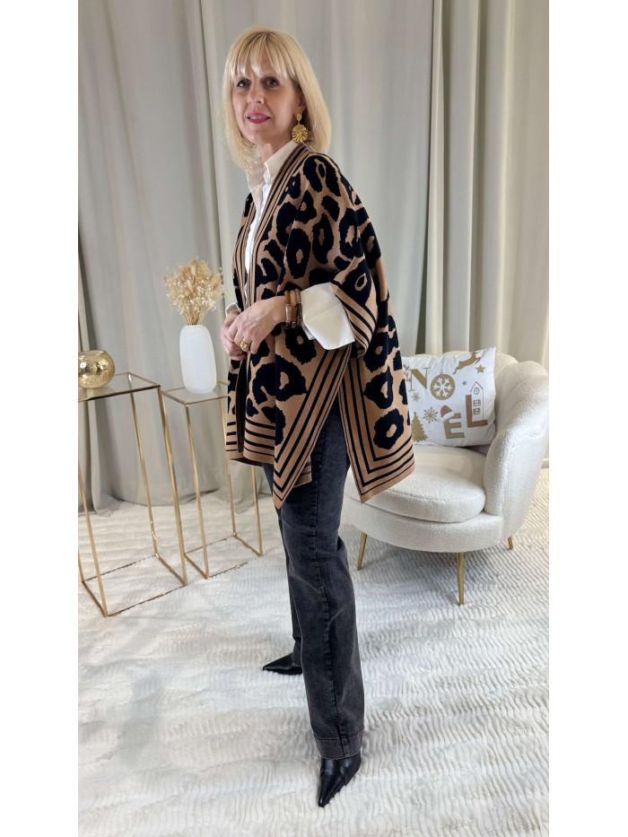 Manteau cape poncho