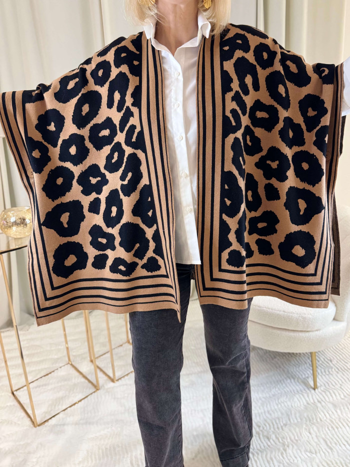 Manteau cape poncho