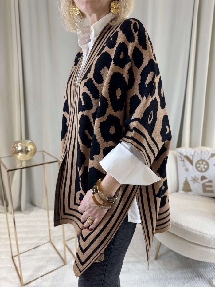 Manteau cape poncho