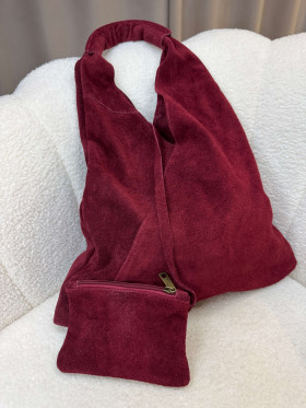 Sac Hobo Bordeaux