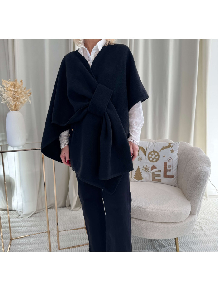 Poncho Éden noir