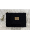Pochette grand format avec ponpon doré