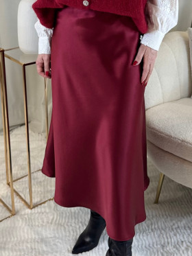 Jupe Léa Rouge Bordeaux