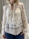 Blouse  écru en dentelle