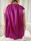 Top satin fuchsia