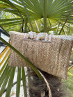 Sac paille et coquillages