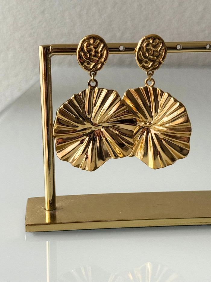 Boucles d'oreilles dorées Adélaïde