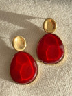 boucles-doreilles-dore-rouge-pendantes-acier-inoxydable
