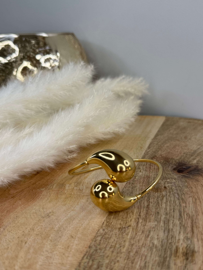 Bracelet jonc doré