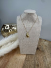 collier-chaine-dore-goutte-acier-inoxydable
