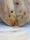 Boucles d'oreilles dorées Caroline