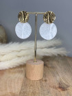 Boucles d'oreilles dorées