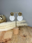 Boucles d'oreilles dorées Alexia