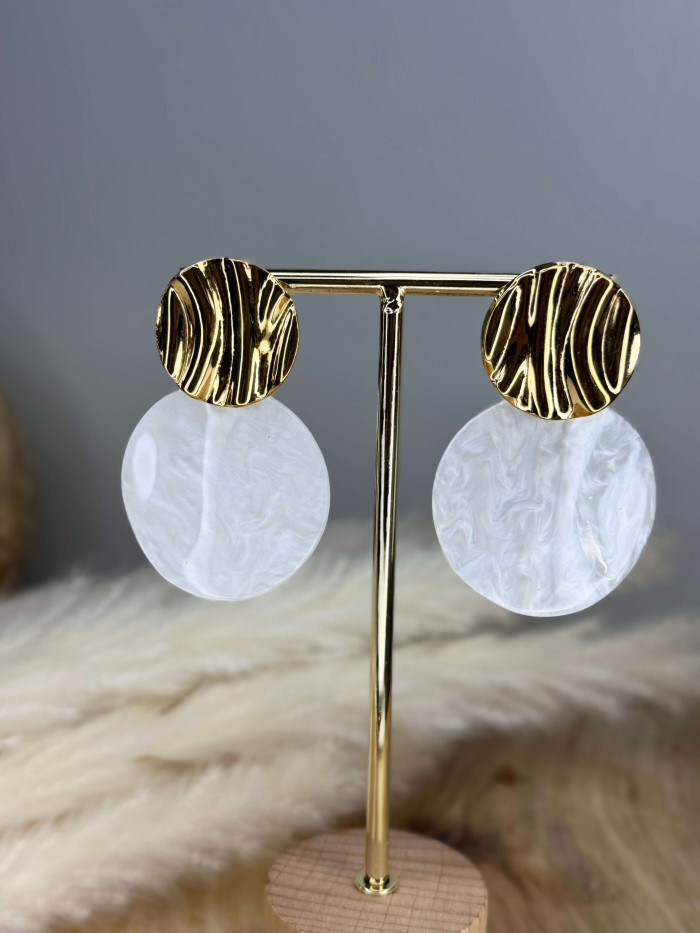 Boucles d'oreilles dorées Alexia