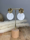 Boucles d'oreilles dorées Alexia